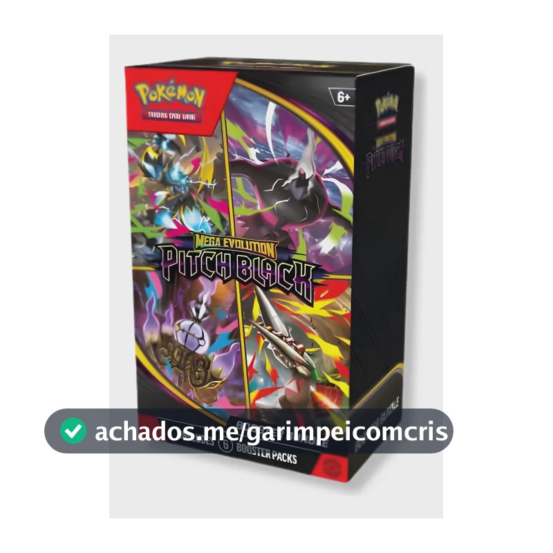 Pokémon Tcg: Mega Evolution 05 Pitch Black Booster Bundle é Booster Bundle Inglês