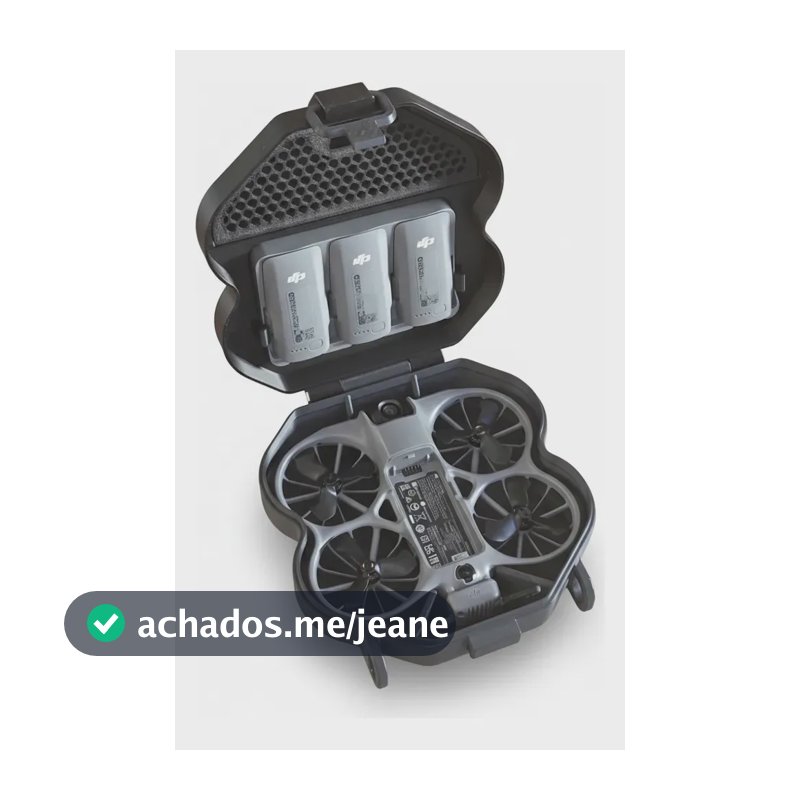 Case Estojo Rígido De Proteção Dji Neo 2 E Hub De Baterias Preto