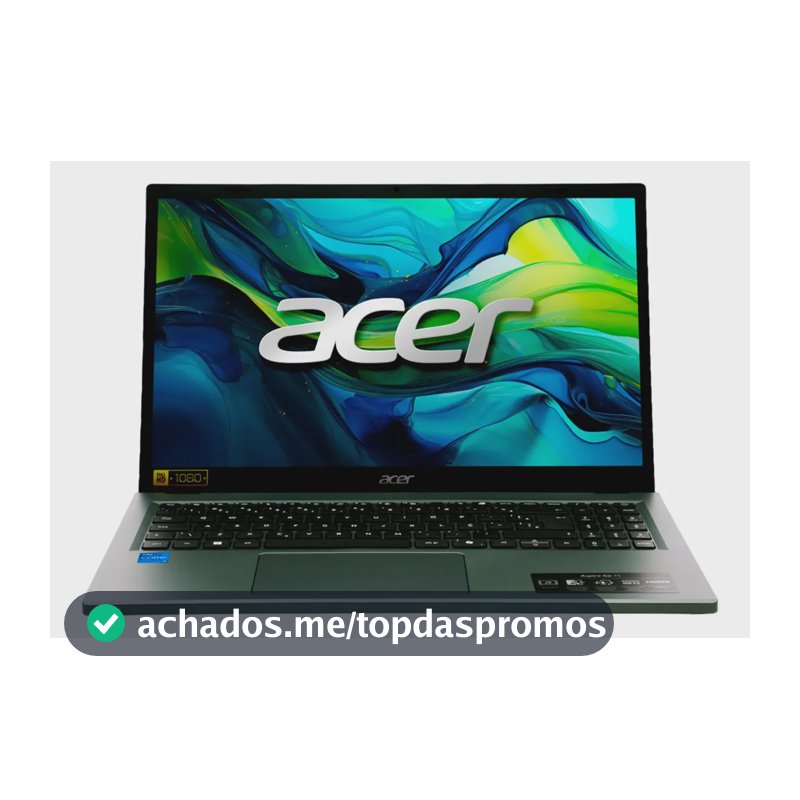 Notebook 15.6" Acer Aspire Go com Tela IPS Full HD Touchscreen Processador Intel Core i7 de 13ª Geração 16GB RAM DDR5 SSD de 512GB Tecla Copilot IA Windows 11