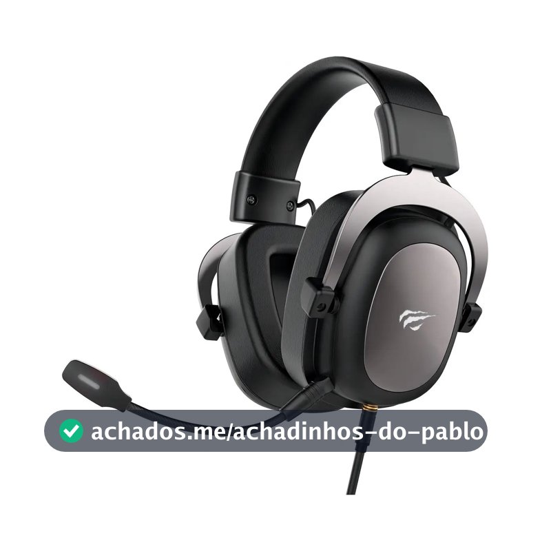Fone De Ouvido Headset Gamer Havit H2002d P3 Para PS3/PS4/PS5/XBOX/PC Cor Preto