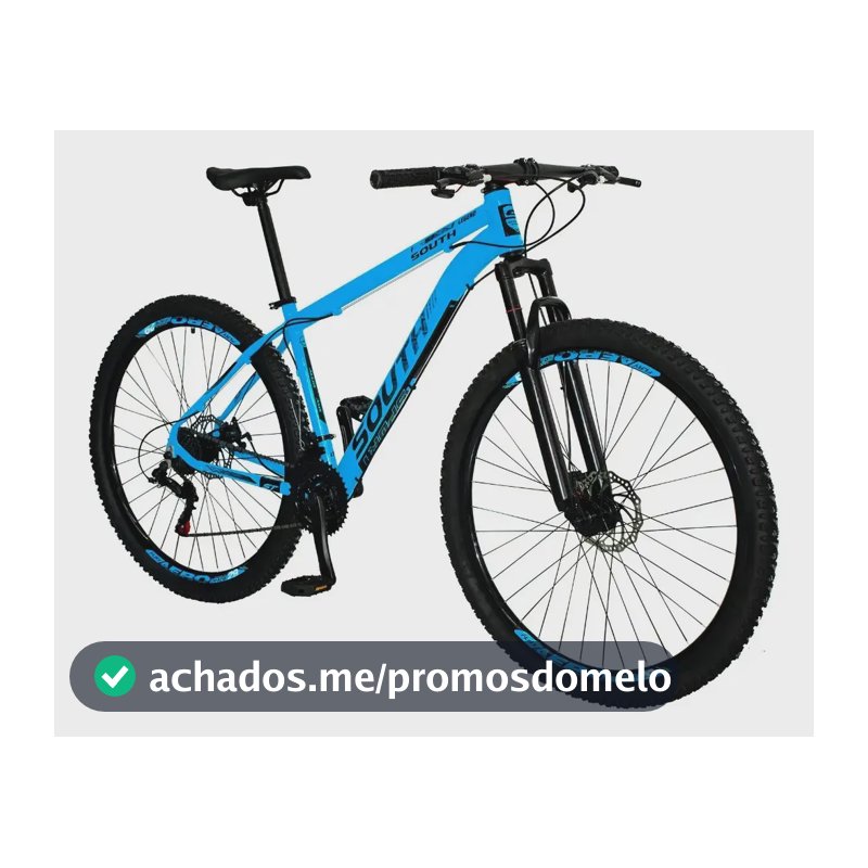 Bicicleta Unissex Legend Quadro 19 Aro 29 Mtb 21 Vel Southbike Azul