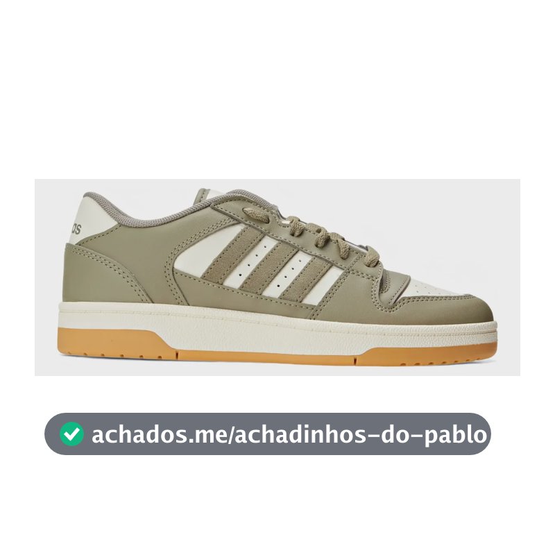 Tênis Casual Masculino Break Start adidas Verde E Branco Liso 41 Br