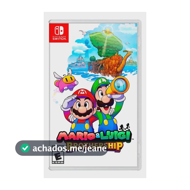 Jogo Mario E Luigi Brothership Nintendo Switch Mídia Física
