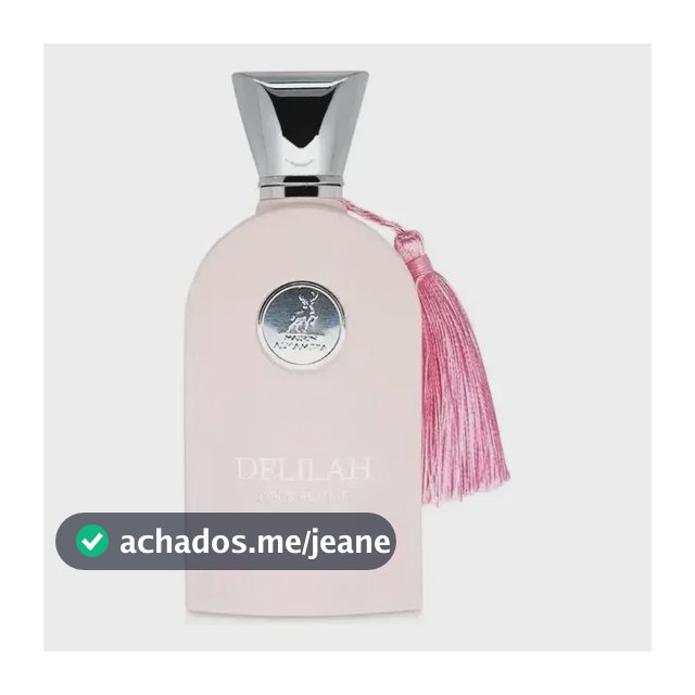 Perfume Árabe Maison Alhambra Delilah Pour 100ml Original
