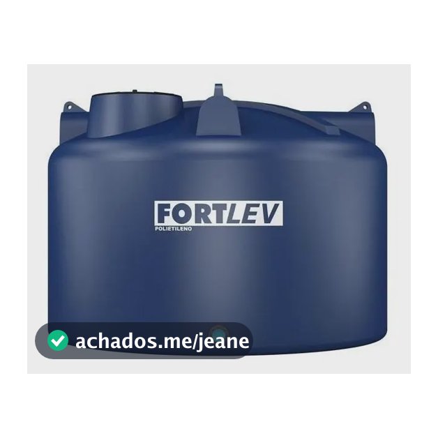 Tanque de água Fortlev Fortplus vertical polietileno 10000L azul