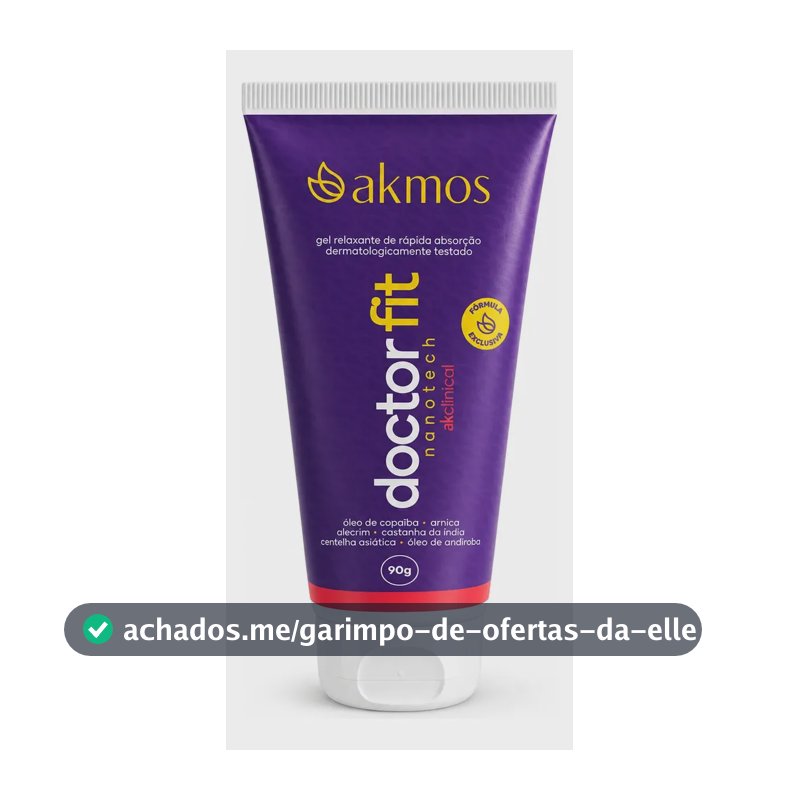 Doctor Fit Nano Gel De Massagem Relaxante 90g Akmos