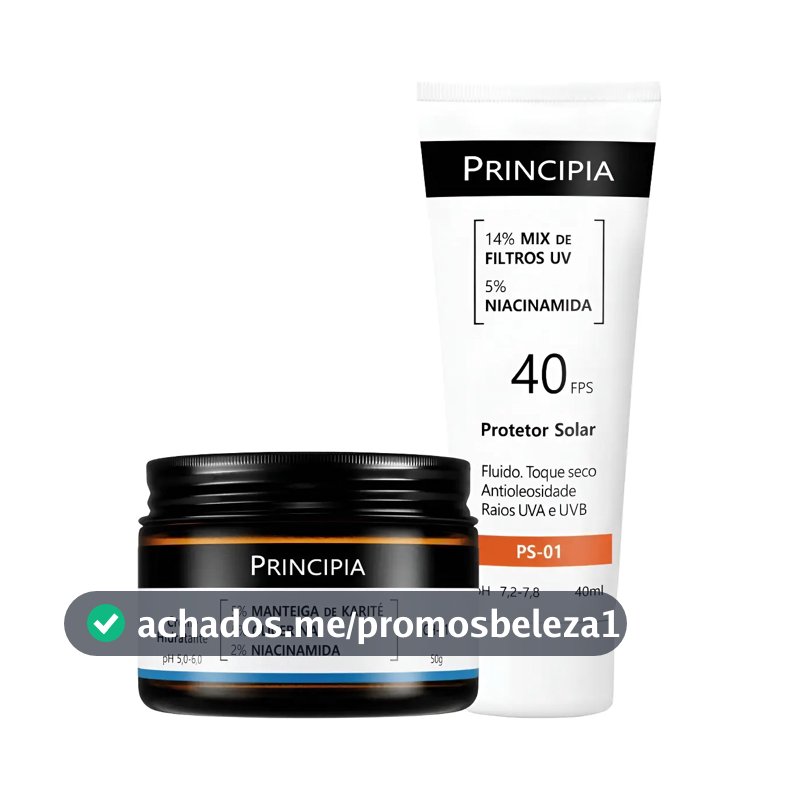 Principia Kit Hidratação E Proteção Ch-01 + Ps-01 Fps 40 Todo Tipo De Pele Dia/noite
