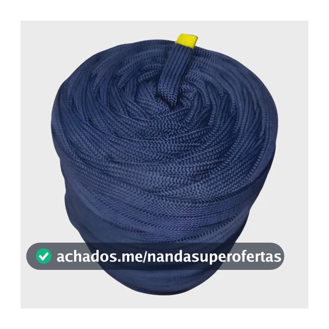 Corda Náutica Chata 10mm 1kg Resistente 80m Para Sofás E Cad