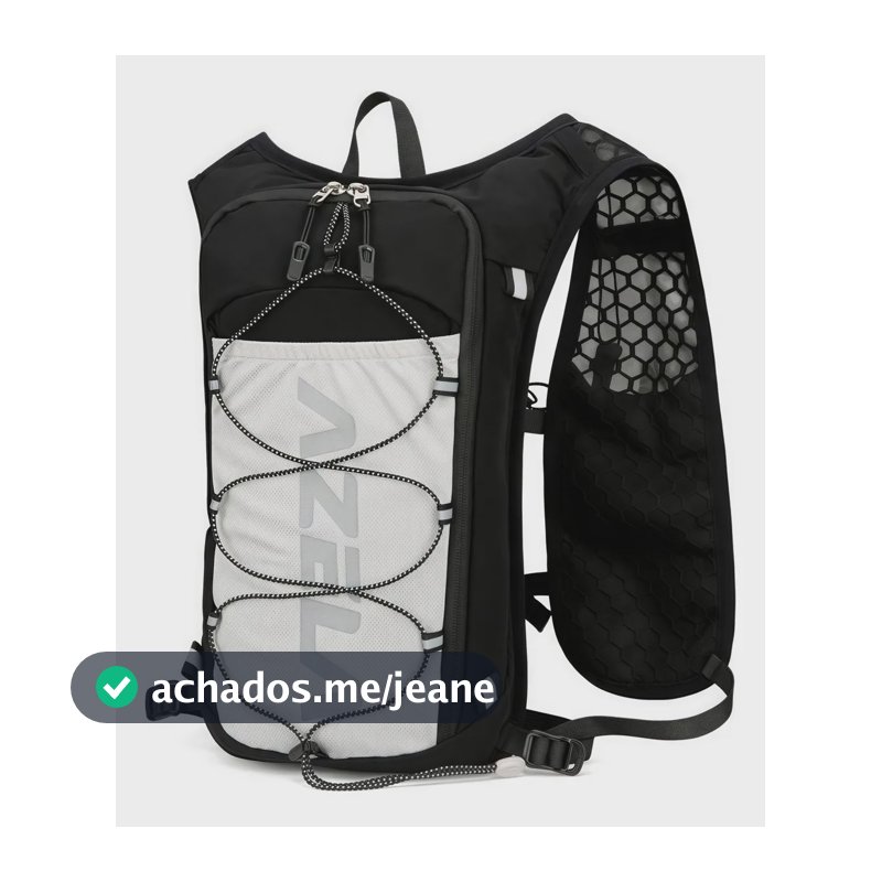 Mochila Hidratação 5l Leve Trilha E Corrida Ciclismo Colete Cor Preto