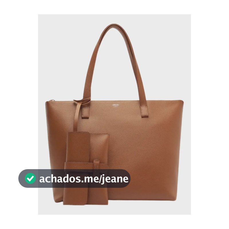 Bolsa Arezzo Shopping Grande Cor NEO CASTANHO