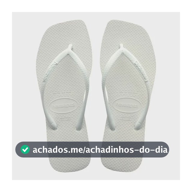 Chinelo Sandália Feminina Quadrada Slim Square Havaianas