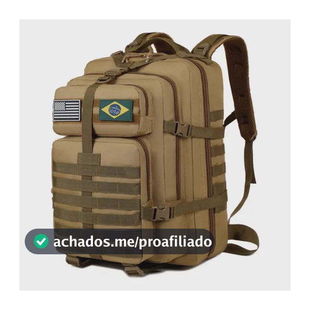 Mochila Tática Impermeável Militar Reforçada Grande 50litros