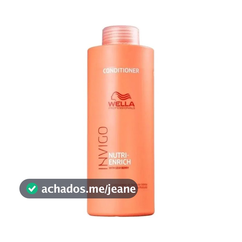 Condicionador Wella Invigo Nutri-Enrich para Cabelos Secos e Tratados 1 Litro
