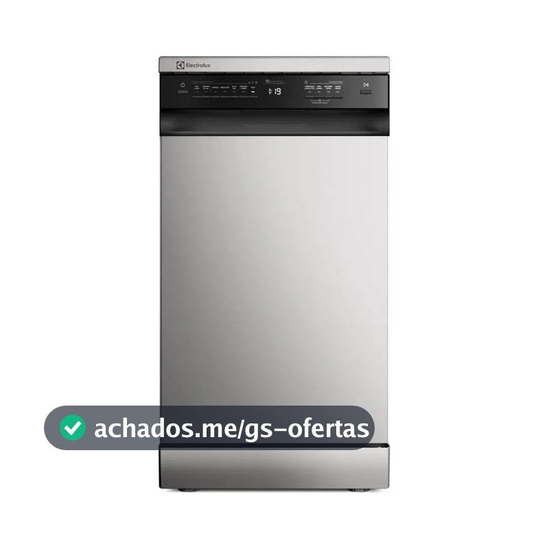 Lava-louça Electrolux 10 Serviços Inox Lava E Seca 50' Ls10e Prateado