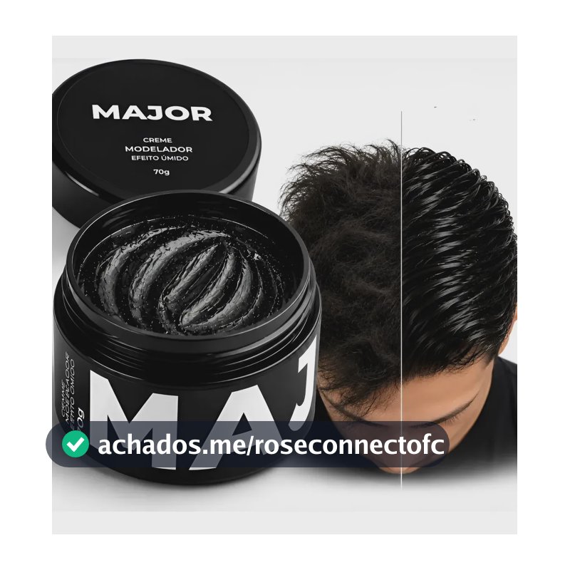 Pomada Modeladora Major Efeito Molhado Fixa Profissional