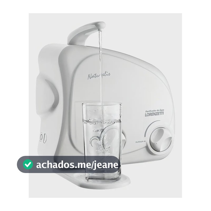 Purificador De Água Natural - Naturalis Lorenzetti Cor Branco