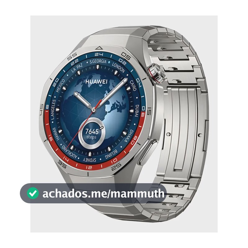 Smartwatch Huawei Watch Gt 5 Pro 46mm Titânio Amoled 1,43  Prata