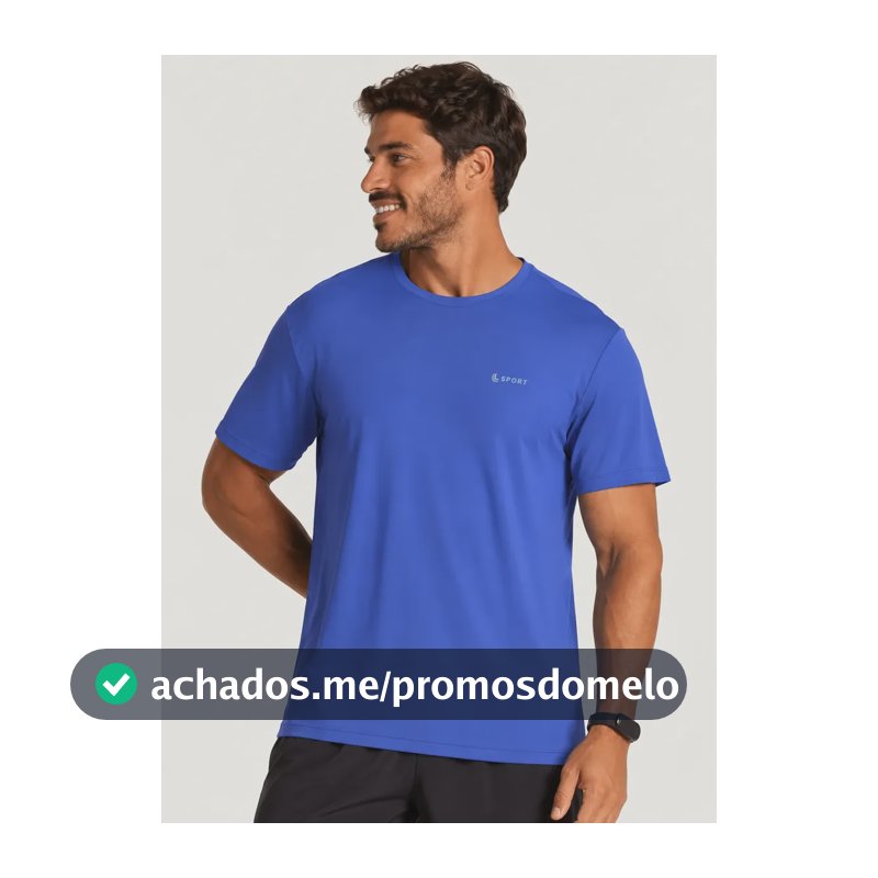 Camisa Masculina Poliamida Academia Treino Antiodor Lupo G Anil G