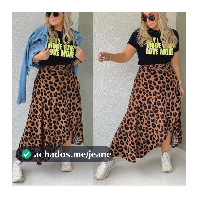 Saia Midi Envelope Transpassada Saída De Praia Plus Size