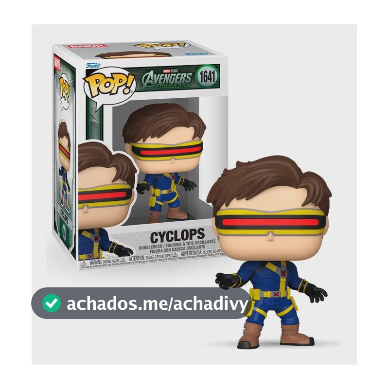 Boneco Funko Pop! Marvel Vingadores Dr Destino Ciclope
