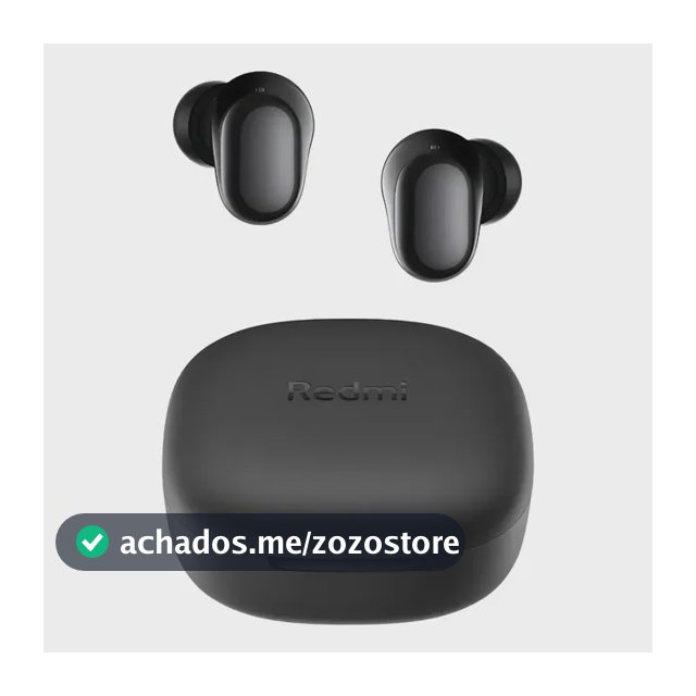 Fone de Ouvido Bluetooth Xiaomi Redmi Buds 6 Play M2420E1 Preto