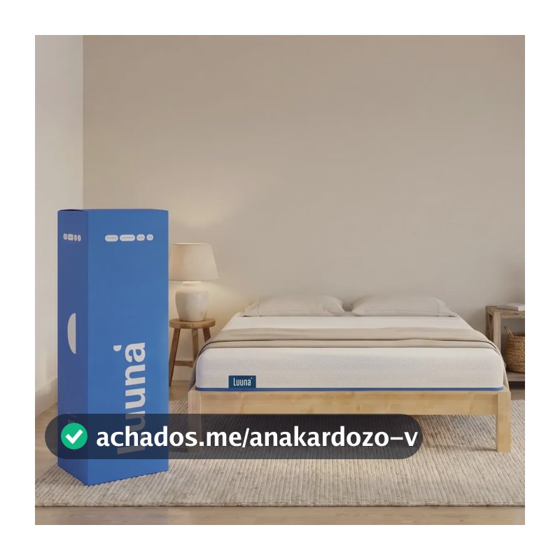 Colchão Queen Luuna Support, Espuma Firme, 10 Anos de Garantia, 18cm, Ortopédico com Suporte à coluna