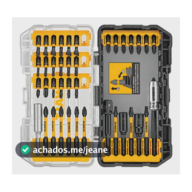 Conjunto de 40 peças Impact Ready® Flextora Dewalt DWA2T40ir