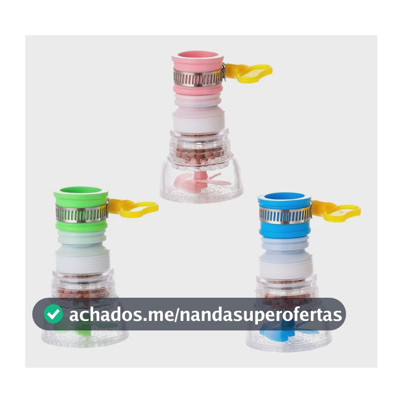 4 Chuveirinho Bico Retrátil Giratória Arejadorágua Torneira Azul