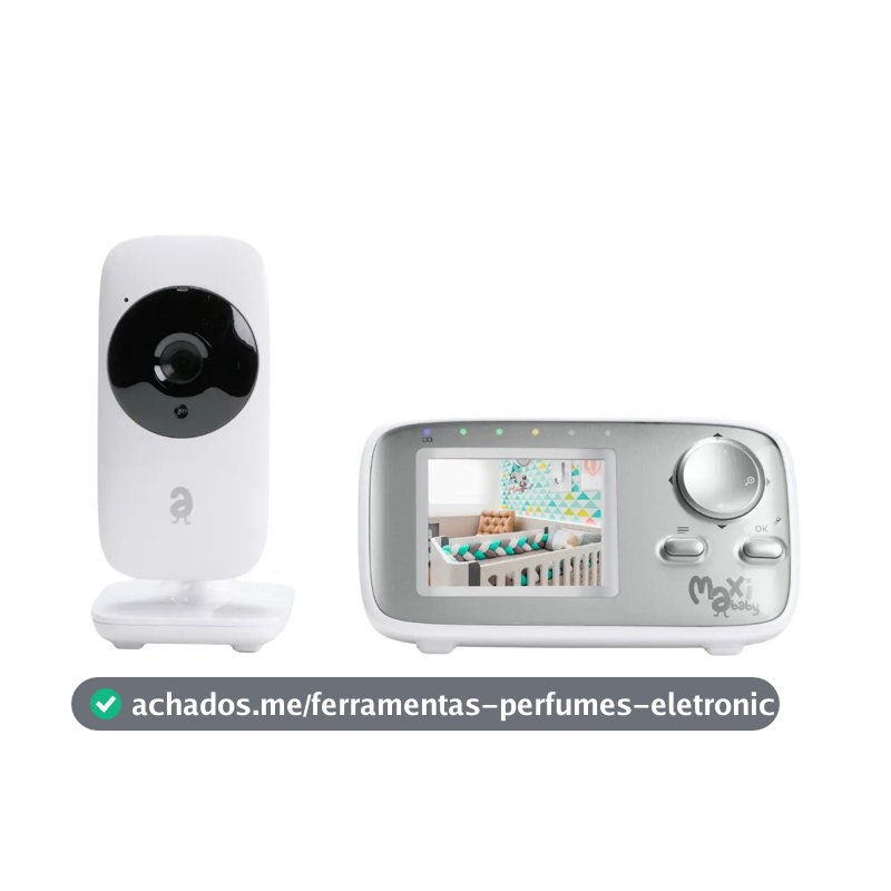 Babá Eletrônica Monitor 2.4 Sem Fio Zoom Baby On Maxi Baby