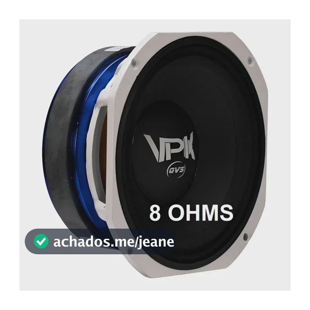 Alto Falante Qvs 55vpk 400wrms 8 Polegadas Medio Grave