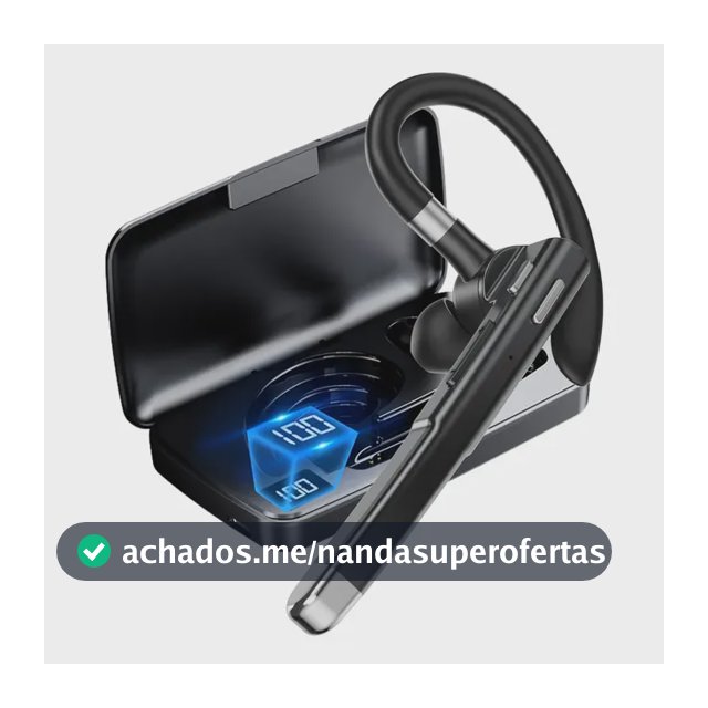 Fone de Ouvido JSKJ AD-YYK520V2 TWS Bluetooth 5.3 com Cancelamento de Ruído CVC 8.0 e Estojo de Carregamento LED Para Celular