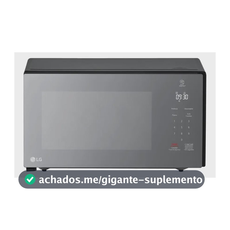 Micro-ondas NeoChef LG 30L Espelhado Limpa Fácil - 127V
