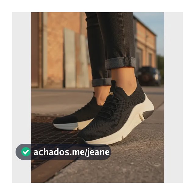 Tênis Feminino Casual Caminhada Knit Modare Anatômico
