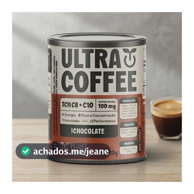 Ultracoffee 220g Plant Power Sabor Chocolate