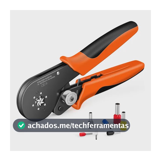 Alicate Crimpador Hexagonal Sjc8 25-6 Terminais