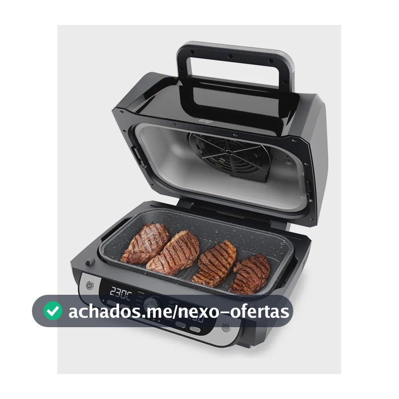 Fritadeira Elétrica Air Fryer WAP Barbecue com Painel Digital e 12 Funções 220V