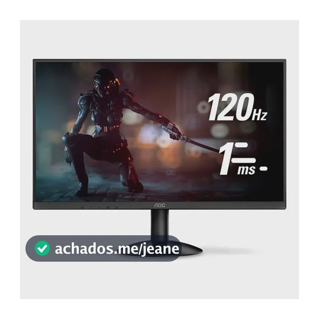 Monitor Gamer Aoc 21.5'' Full Hd Gaming 120hz 1ms 22b30hm23 Preto 127/220v