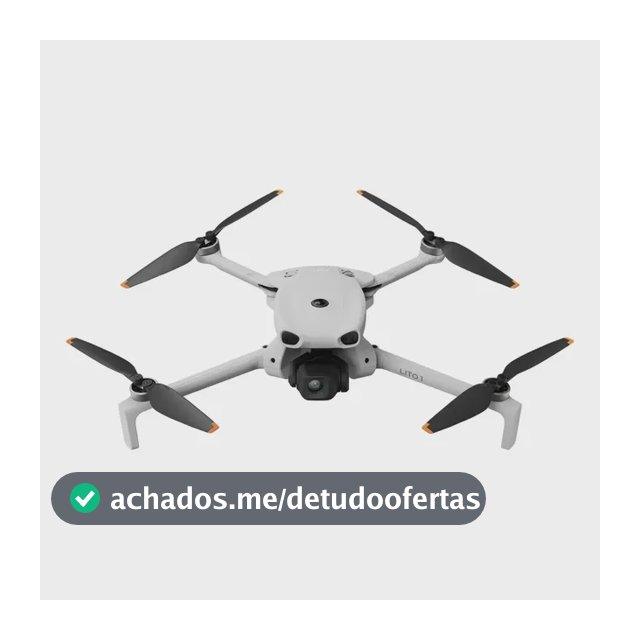 Drone Dji Lito 1 Single Com Câmera 4k Cinza