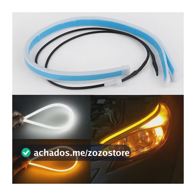 Fita Led Par 60cm Drl Farol E Seta Sequencial Universal