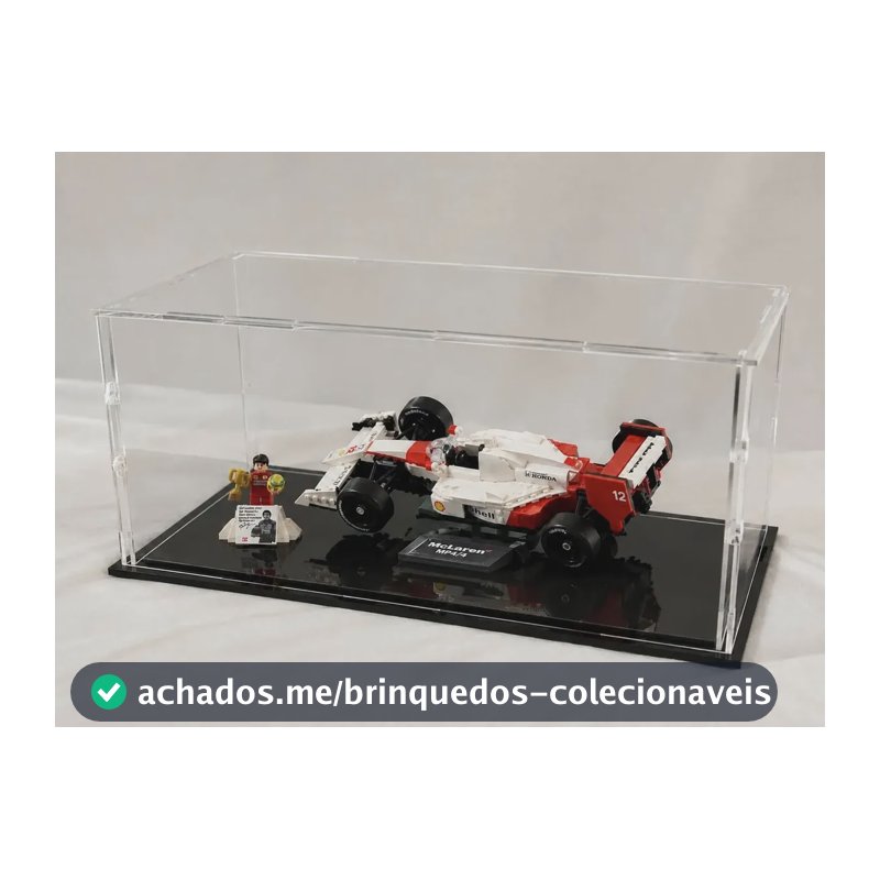 Expositor Para Lego Senna 10330 Acrilico Cristal 3mm Cristal