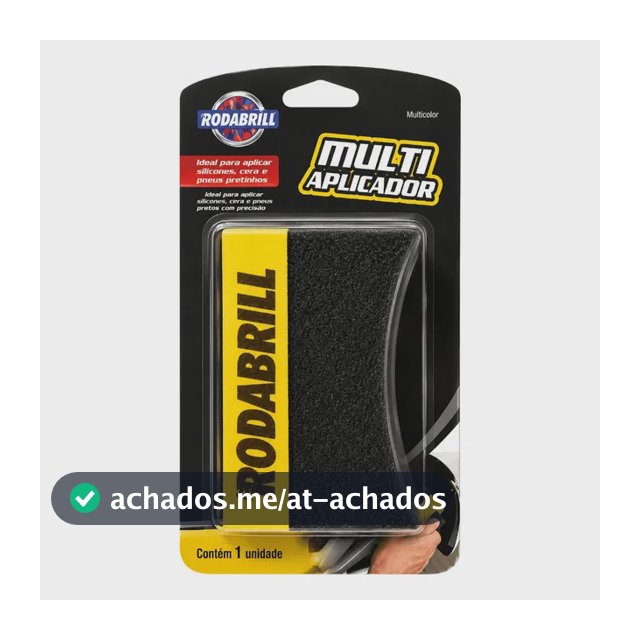 Esponja Multi Aplicador Silicone Pretinho Rodabril