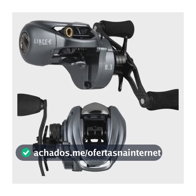 Carretilha Lançamento  Lince Carbon 11 Rol Aço Inox