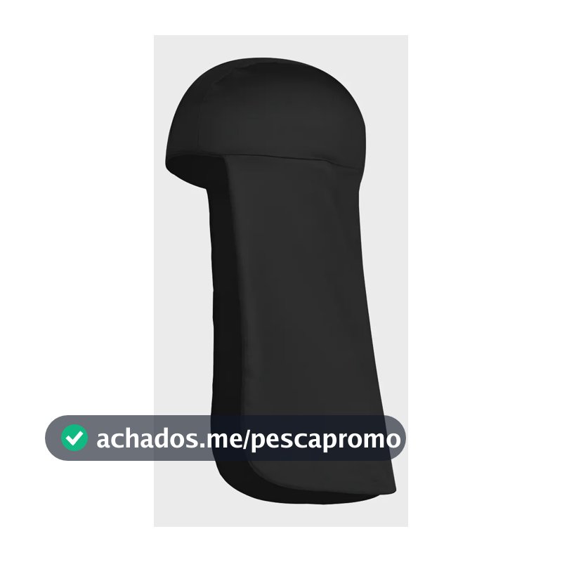 Protetor De Nuca E Pescoço Uv50+ Preto Cor Preta