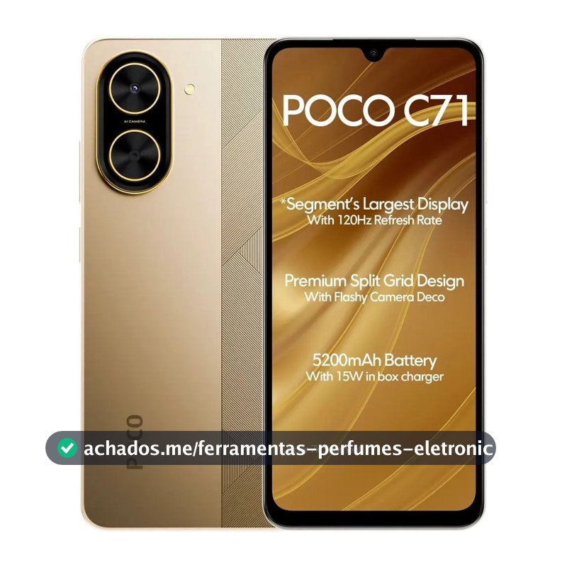 Xiaomi Poco Poco C71 4G Dual Sim 128 Gb Dourado-escuro 4 Gb Ram