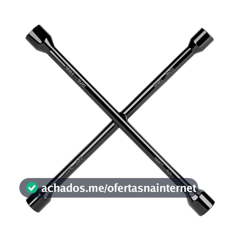 Chave De Roda Cruz Universal Profissional 17-19-21-23mm Aço