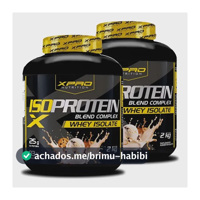 Kit 2x Whey Iso Protein Complex 2kg Xpro Nutrition