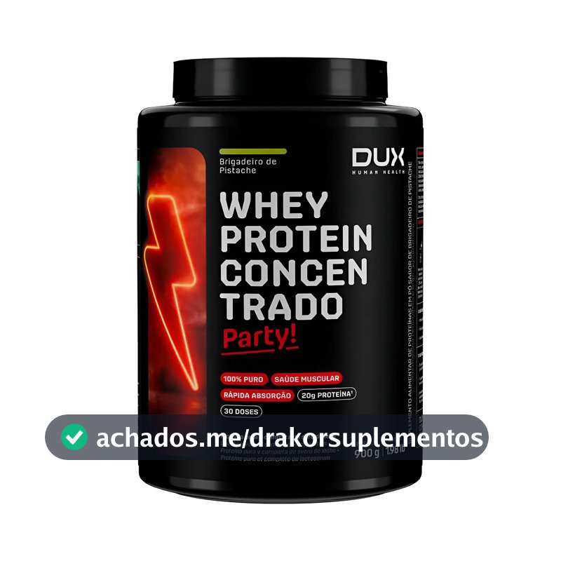 Proteína Dux Human Health Whey em pó sabor Brigadeiro de Pistache x 900g