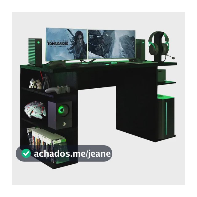 Mesa Para Computador Gamer 9409 Madesa - Preto