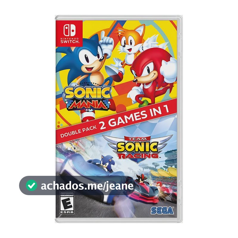 Sonic Mania + Team Sonic Racing Double Pack Switch - Físico