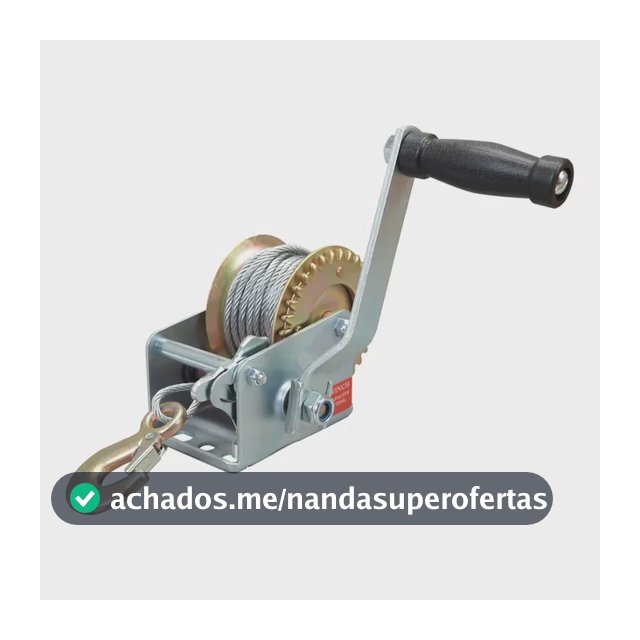 Guincho Manual De Arraste Com Catraca 315 Kg Novo
